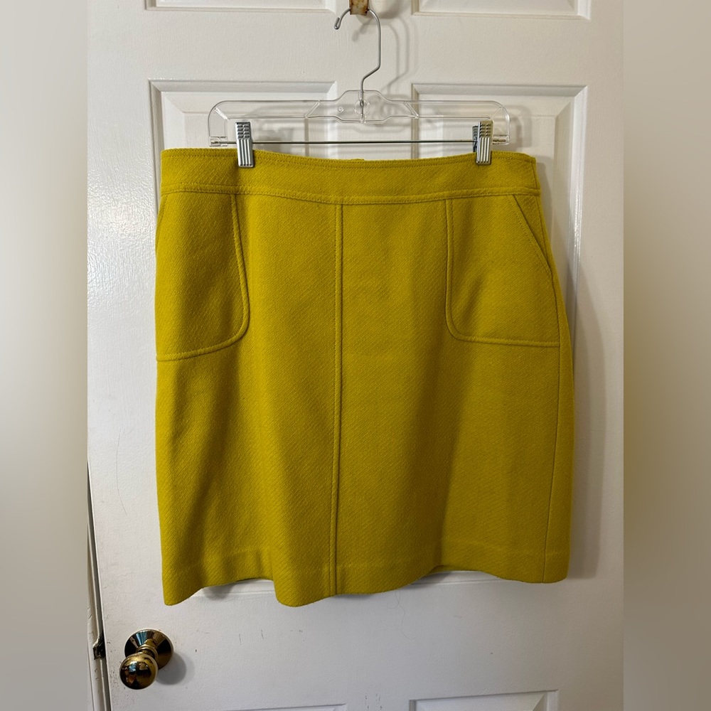 Talbots Neon Green Mini Skirt